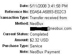 si aici ai dovada : 

 gratis :   -=neobux=- payout :2$(in 50 secunde)