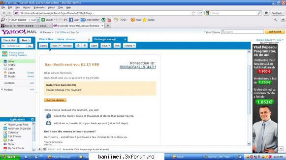 cele mai bune ptc din 2011,testate!!! - nu merge sa incarc alte dovezi,nu stiu d ce,daca - Paid To Click