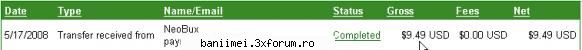 -=neobux=- payout :2$(in 50 secunde) plateste(dovada) - E cu totu diferit , e nou , si lucru - Paid To Click